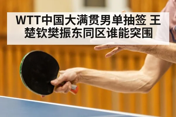WTT中国大满贯男单抽签 王楚钦樊振东同区谁能突围
